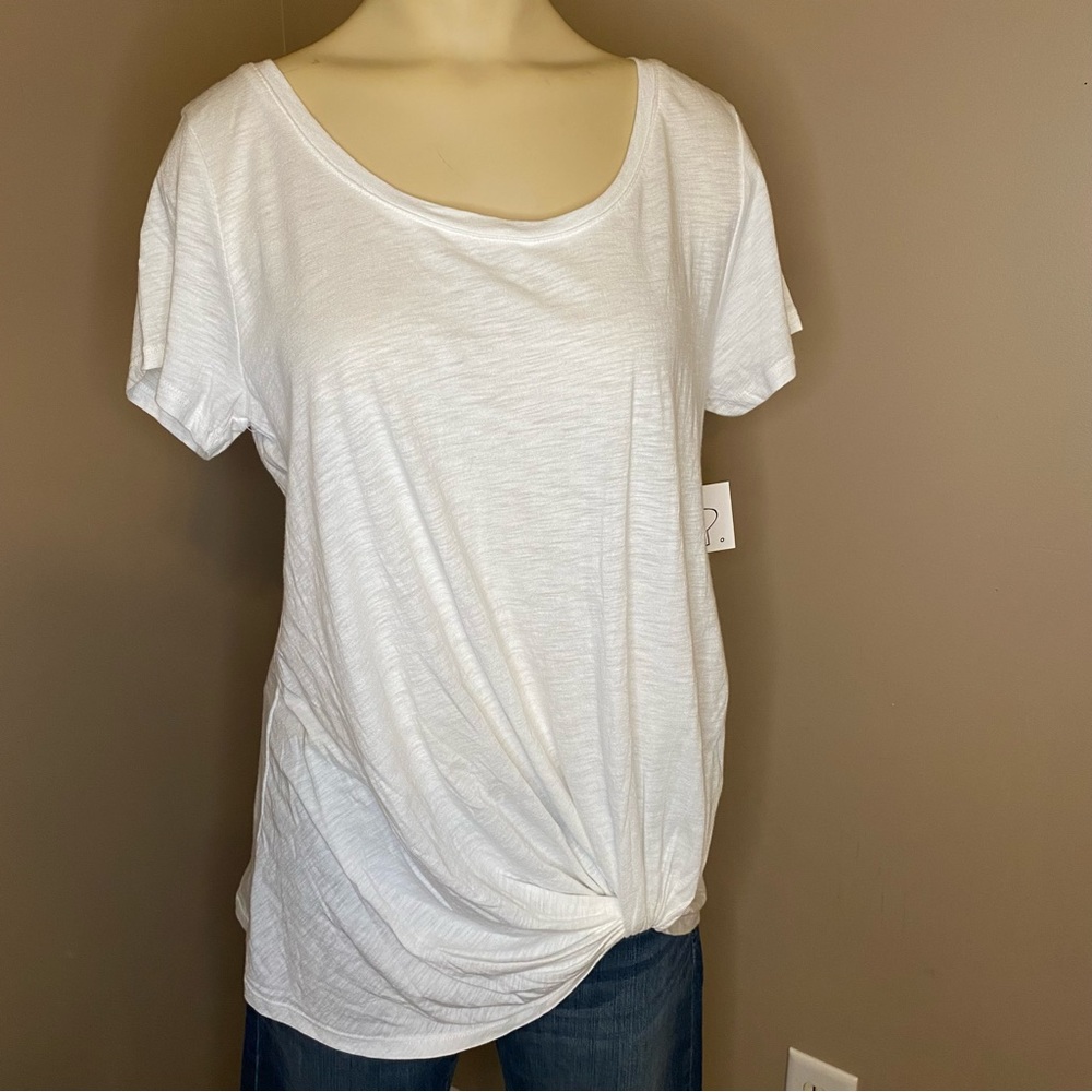 NWT Nordstrom BP. White Short Sleeve Shirt Size Small